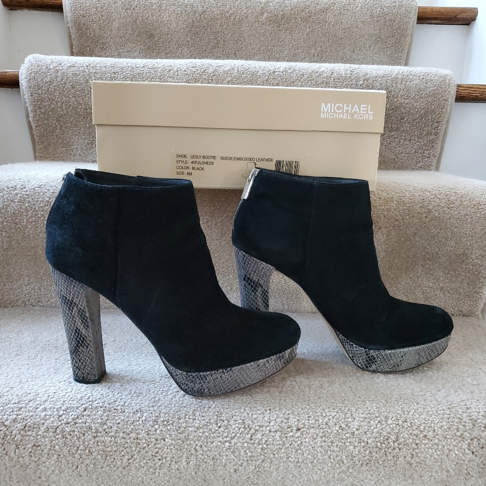 Michael Kors Lesly Suede Bootie